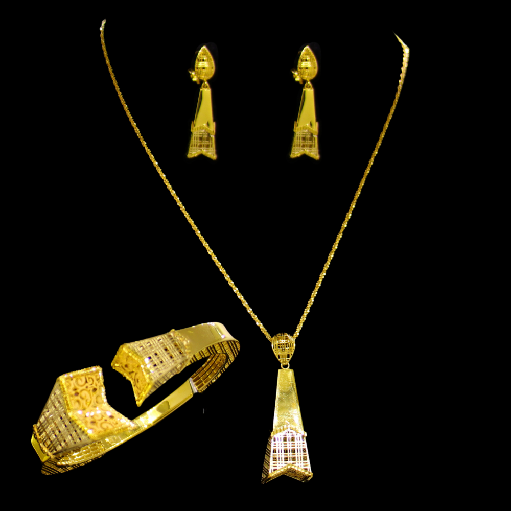 21K Gold Necklace Set